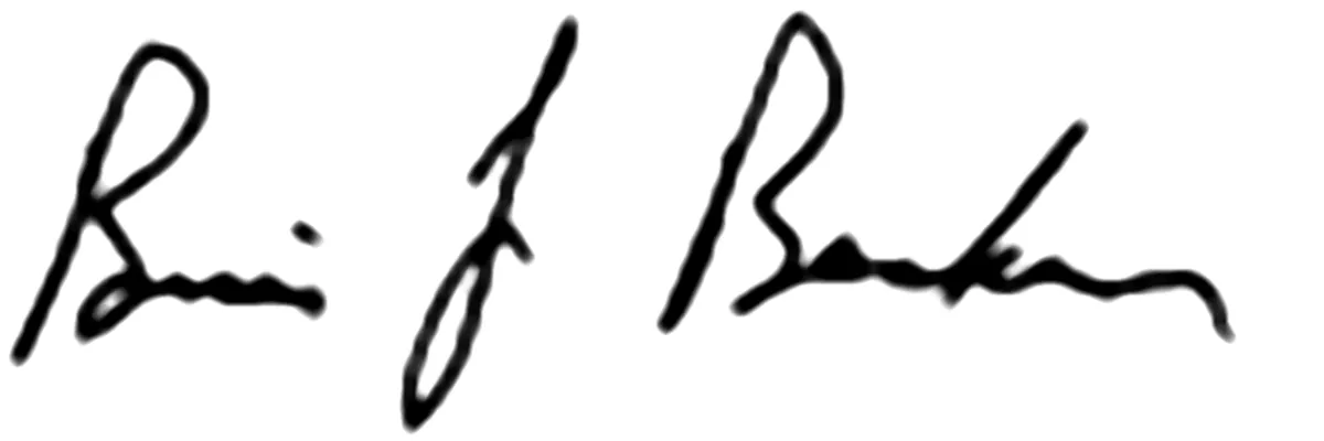 Brian Becker signature.